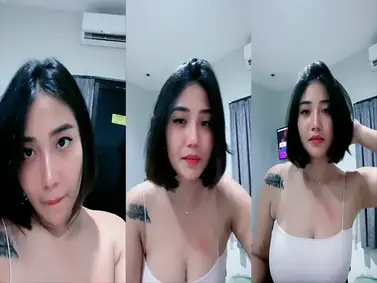 Babygurl Yourbae Live Tanktop Putih Ketat